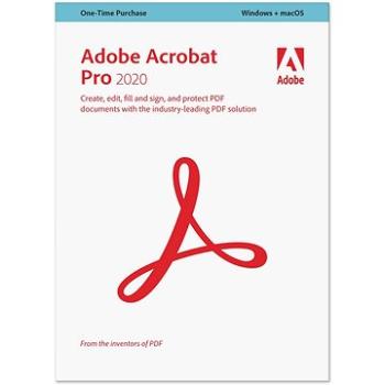 Adobe Acrobat Pro 2020, Win/Mac, CZ (elektronická licence) (65324404AD01A00)