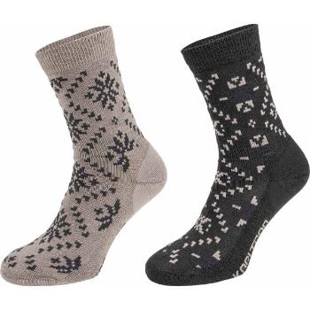 KARI TRAA TIRIL WOOL SOCK 2PK Dámské vlněné ponožky, šedá, velikost 39-41