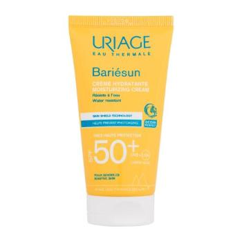 Uriage Bariésun Moisturizing Cream SPF50+ 50 ml opalovací přípravek na obličej unisex na citlivou a podrážděnou pleť; na dehydratovanou pleť