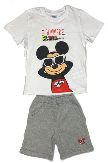 EPlus Chlapecký letní set tričko a kalhoty - Mickey Mouse šedý Velikost - děti: 122