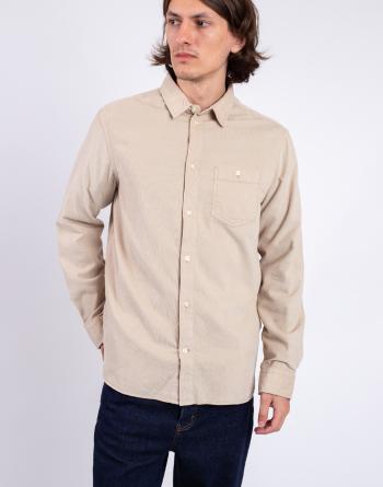 Knowledge Cotton Regular Fit Corduroy Shirt 1228 Light feather gray S