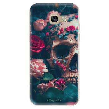 Odolné silikonové pouzdro iSaprio - Skull in Roses - Samsung Galaxy A5 2017