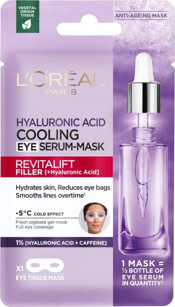 L'Oréal Paris Revitalift Filler Textilní oční maska s chladivým efektem