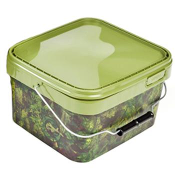 Gardner kbelík hranatý square camo buckets 5 l