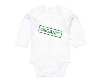 Dětské body dlouhý rukáv BIO Organic