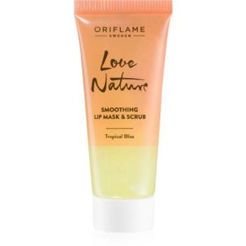 Oriflame Love Nature Tropical Bliss peeling a maska na rty 15 ml