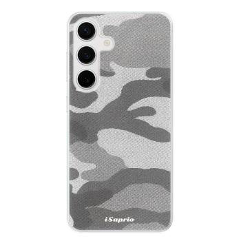 Odolné silikonové pouzdro iSaprio - Gray Camuflage 02 - Samsung Galaxy S24