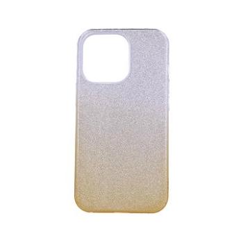 TopQ iPhone 13 Pro glitter stříbrno-oranžový 64843 (Sun-64843)