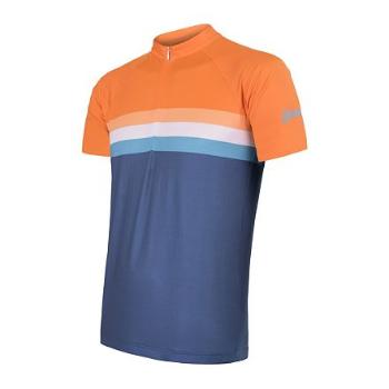 SENSOR dres krátký pánský SUMMER STRIPE modro/oranžový S