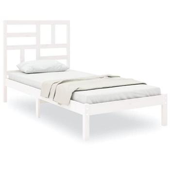 Rám postele bílý masivní dřevo 75 × 190 cm Small Single, 3105911 (3105911)
