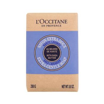 L'Occitane Shea Butter Lavender Extra-Gentle Soap 250 g tuhé mýdlo pro ženy