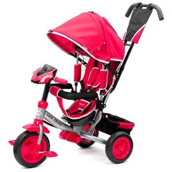 BABY MIX dětská tříkolka s LED světly Lux Trike růžová (5902216920279)