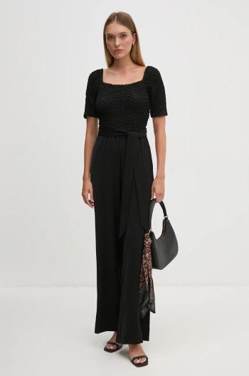 Overal Dkny černá barva, cold shoulder, DD4E2933