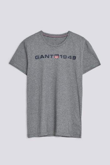 PYŽAMOVÉ TRIČKO GANT GANT RETRO SHIELD C-NECK T-SHIRT šedá M