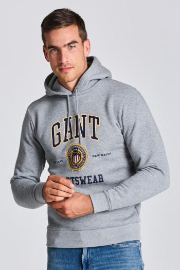 MIKINA GANT D1. GANT CREST SHIELD SWEAT HOODIE šedá XXL