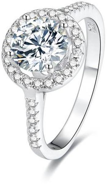 Beneto Stříbrný prsten s krystaly AGG193 52 mm