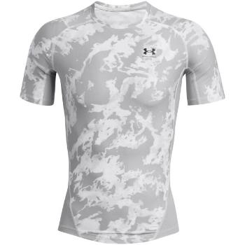 Under Armour HG ISOCHILL PRINTED TEE Pánské triko, šedá, velikost