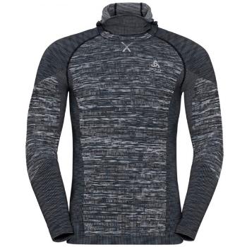 Odlo BL TOP WITH FACEMASK L/S BLACKCOMB ECO Pánské funkční tričko s integrovanou kuklou, tmavě šedá, velikost XL