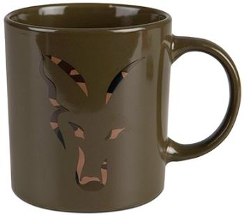 Fox hrnek green and camo head ceramic mug