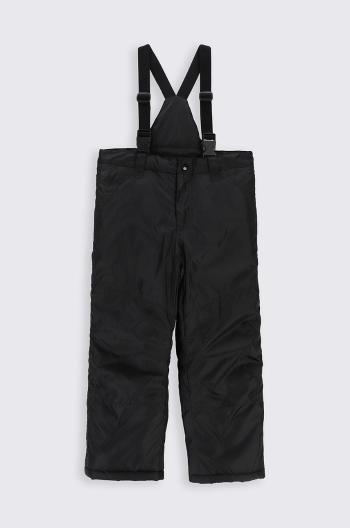 Dětské kalhoty Coccodrillo černá barva