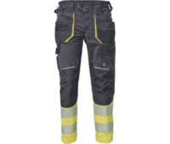 SHELDON HV DW kalhoty pánské antracit/žluté 60