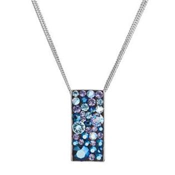 EVOLUTION GROUP CZ Stříbrný náhrdelník se Swarovski krystaly, Blue Style - 32074.3