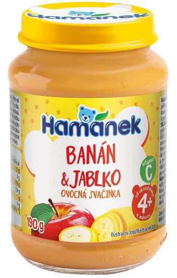 Hamánek Kojenecká výživa s banány a jablky 190 g