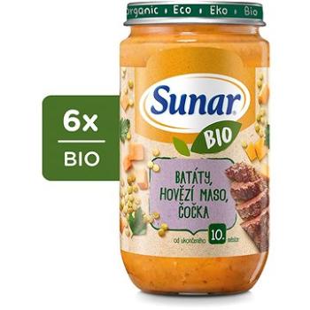 SUNAR BIO příkrm Batáty, hovězí maso, čočka 6× 235 g (8592084418113)