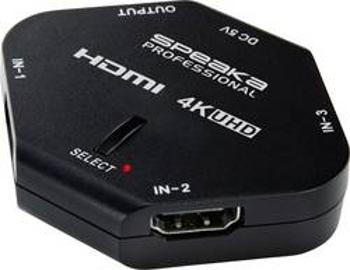 HDMI přepínač SpeaKa Professional RF-HDS 100 RF-4415630, 3 porty