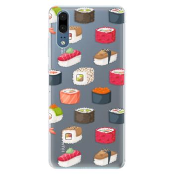 Silikonové pouzdro iSaprio - Sushi Pattern - Huawei P20