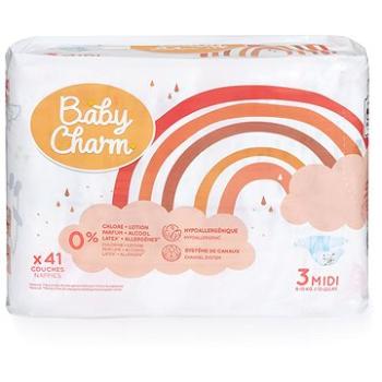 BABY CHARM Super Dry Flex vel. 3 Midi, 6-10 kg (41 ks) (8594001937363)