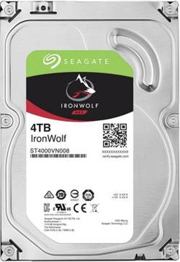 Interní pevný disk 8,9 cm (3,5") Seagate IronWolf™ ST4000VN008, 4 TB, Bulk, SATA III