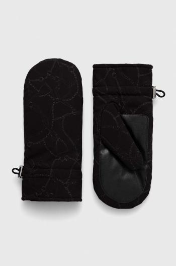Rukavice Lauren Ralph Lauren dámské, černá barva