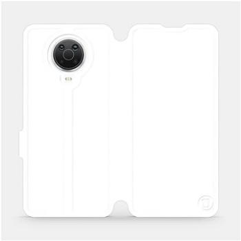 Mobiwear flip pouzdro pro Nokia G20 - White&Gray (5903516833252)