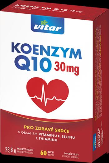 Vitar Koenzym Q10 30 mg 60 kapslí