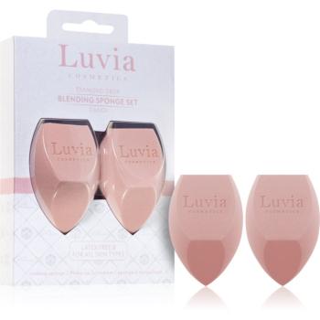 Luvia Cosmetics Diamond Drop Blending Sponge Set multifunkční houbička na make-up duo barva Candy 2 ks