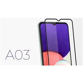 Tempered Glass Protector rámečkové pro Samsung Galaxy A03 + sklo na kameru (TGR-SGA03-BL)