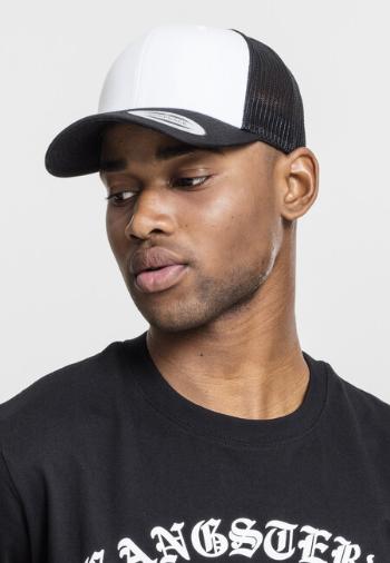 Urban Classics Retro Trucker Colored Front blk/wht/blk - UNI