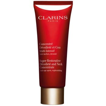 Clarins Super Restorative Décolleté and Neck Concentrate zpevňující protivráskový krém na krk a dekolt 75 ml