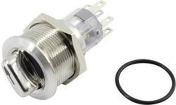 Otočný spínač TRU COMPONENTS TC-GQ22-A-22X/31/R/12V/S203, pozice 3, 2 x 45 °, 1 ks