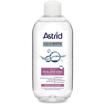 ASTRID Aqua Biotic Micelární voda 3v1 pro suchou a citlivou pleť 400 ml  (8592297002437)