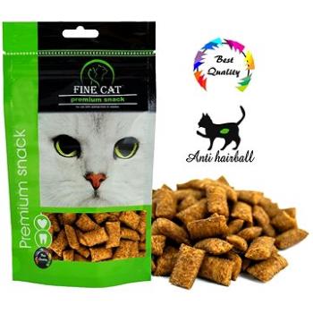 FINE CAT Plněné polštářky ANTI HAIRBALL 80g (8595657303113)