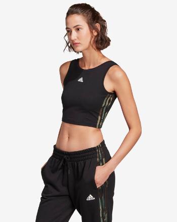 adidas Performance Essentials Camouflage Crop top Černá