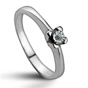 Šperky4U Stříbrný prsten se zirkonem, vel. 55 - velikost 55 - CS2001-55