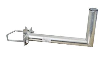 Anténní držák 35 na stožár s vinklem rozteč třmenu 150mm průměr 42mm