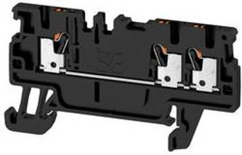 Průchodková svorka Weidmüller A3C 1.5 BK, 2534230000, černá, 50 ks
