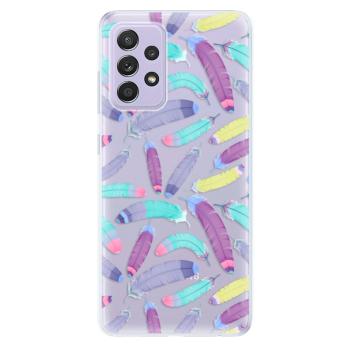 Odolné silikonové pouzdro iSaprio - Feather Pattern 01 - Samsung Galaxy A52/A52 5G