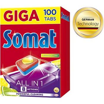 SOMAT All in 1 Lemon & Lime 100 ks (9000101346091)