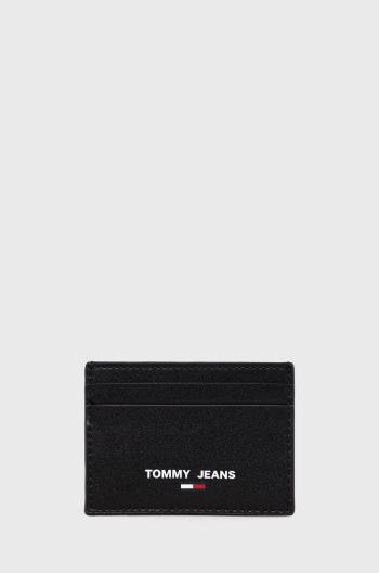 Pouzdro na karty Tommy Jeans černá barva