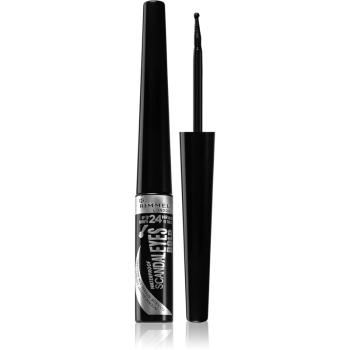 Rimmel ScandalEyes Bold tekuté oční linky odstín 001 Black 2.5 ml